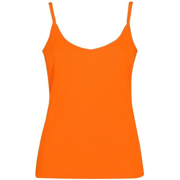 Ladies Lanai Spaghetti Top - Orange