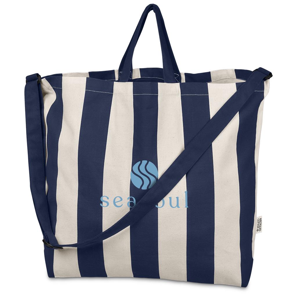 Okiyo Natsuri Recycled Cotton Canvas Large Beach Bag - Image 3