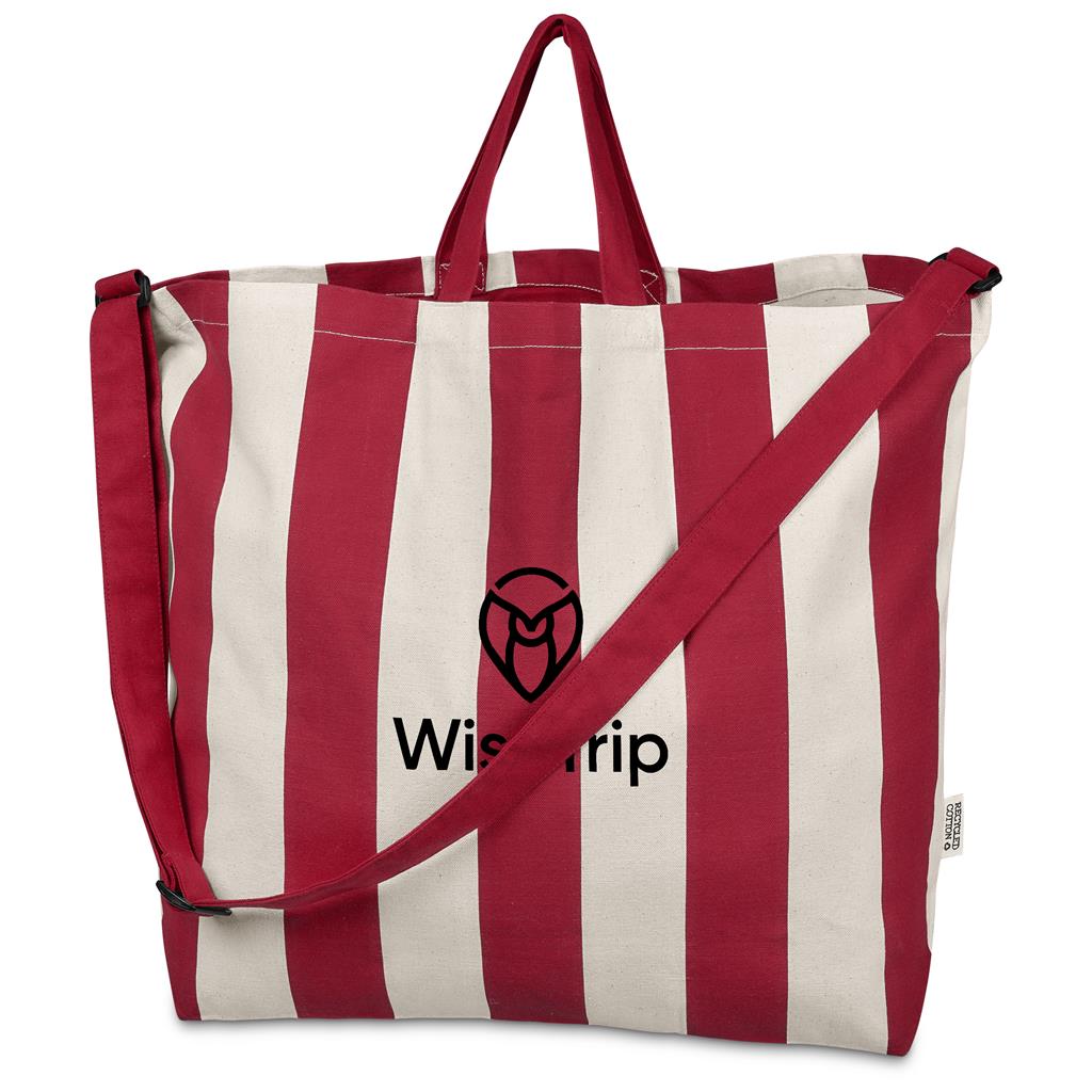 Okiyo Natsuri Recycled Cotton Canvas Large Beach Bag - Image 4