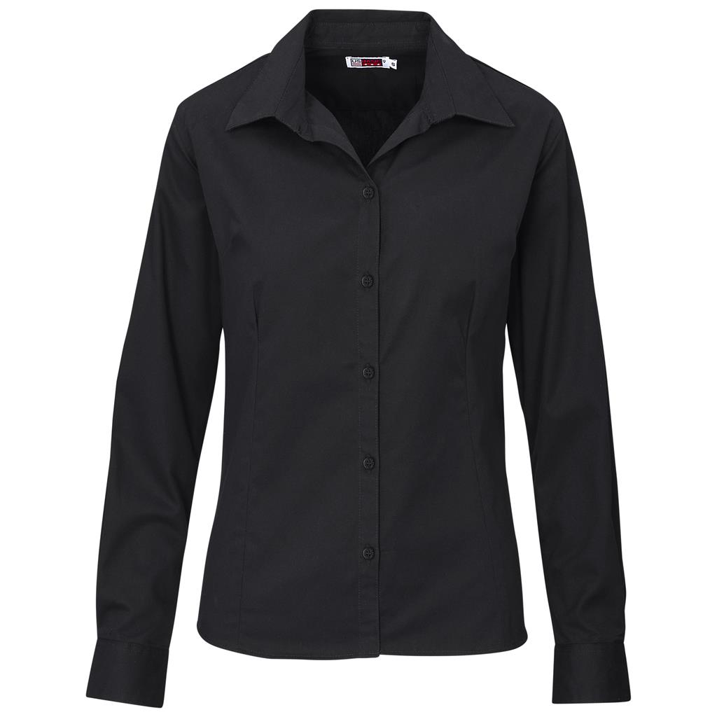 Ladies Long Sleeve Cotton Twill Moderna Shirt - Image 2