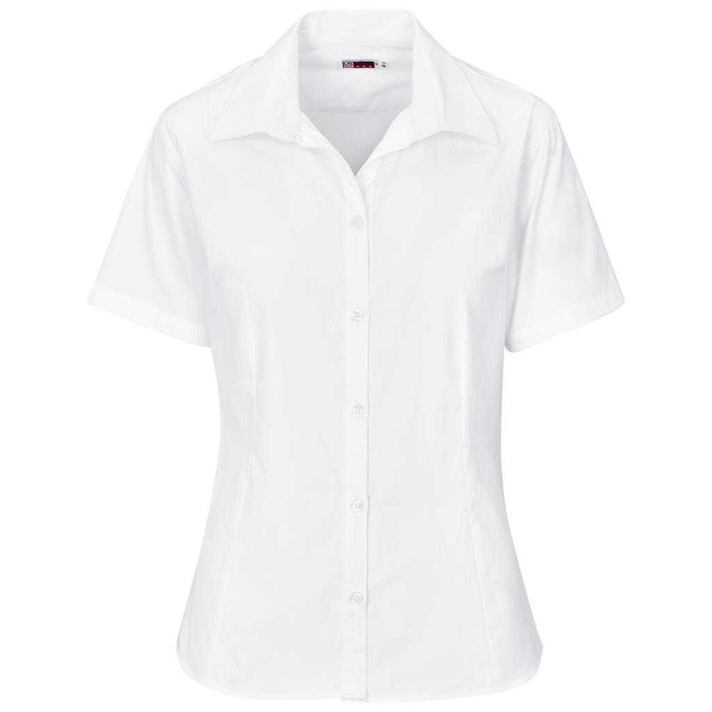 Ladies Short Sleeve Cotton Twill Moderna Shirt - Image 4