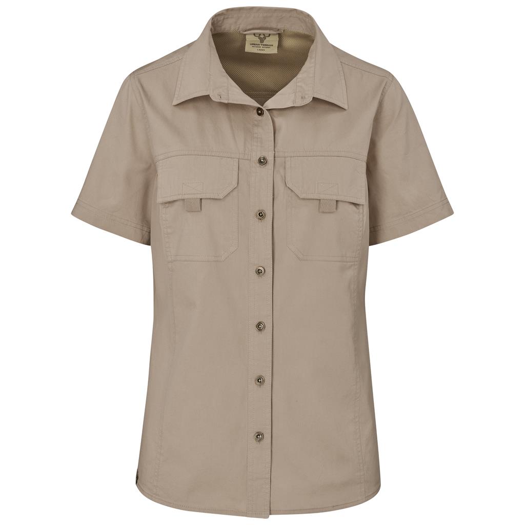 Ladies Short Sleeve Mawenzi Twill Shirt - Image 2