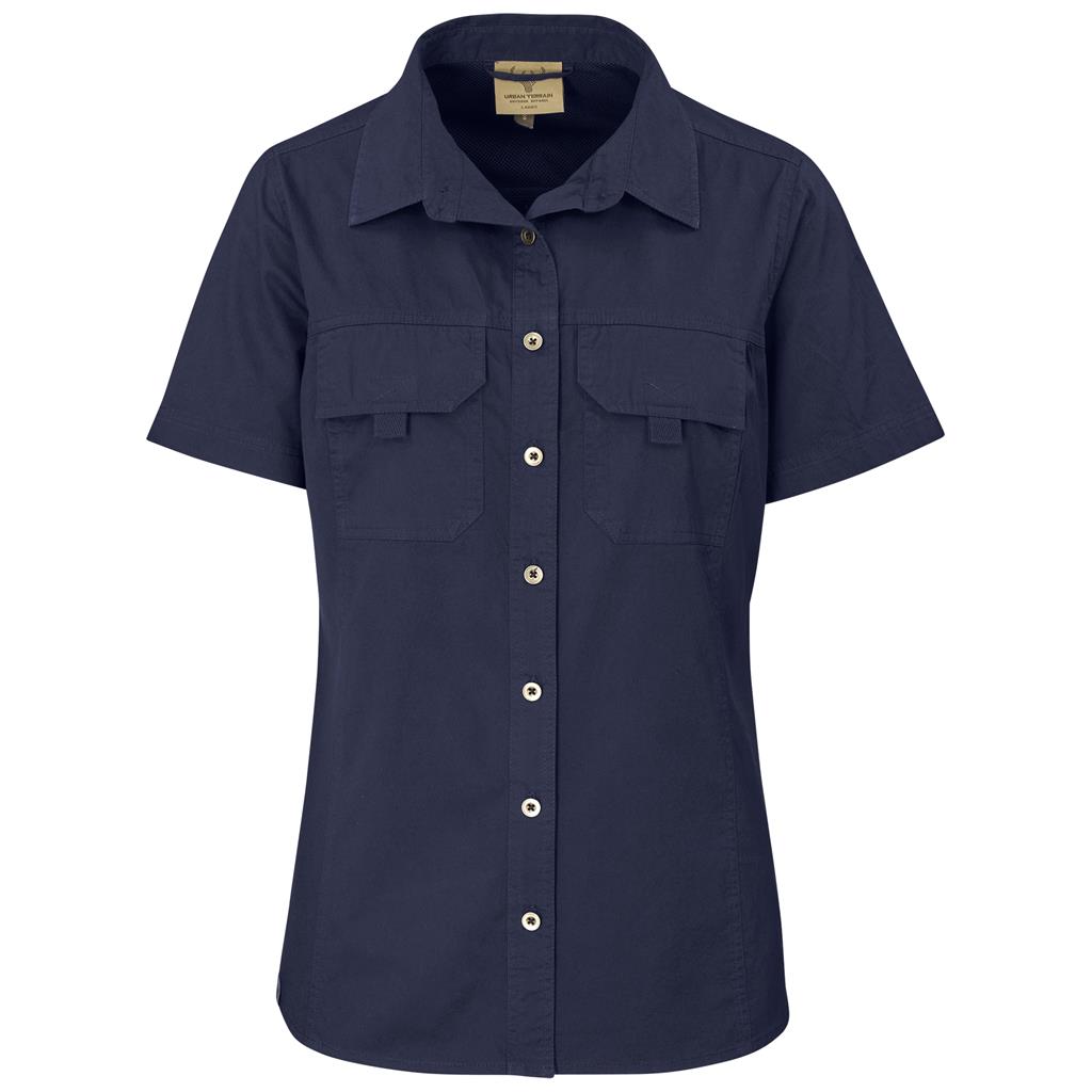 Ladies Short Sleeve Mawenzi Twill Shirt - Image 3