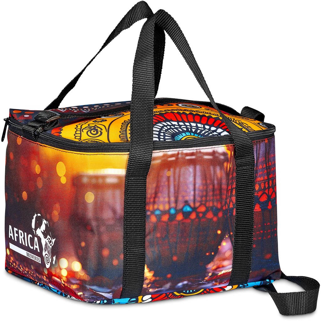 Pre-Printed Sample Hoppla Kruger Polyester 12-Can Cooler - Image 2
