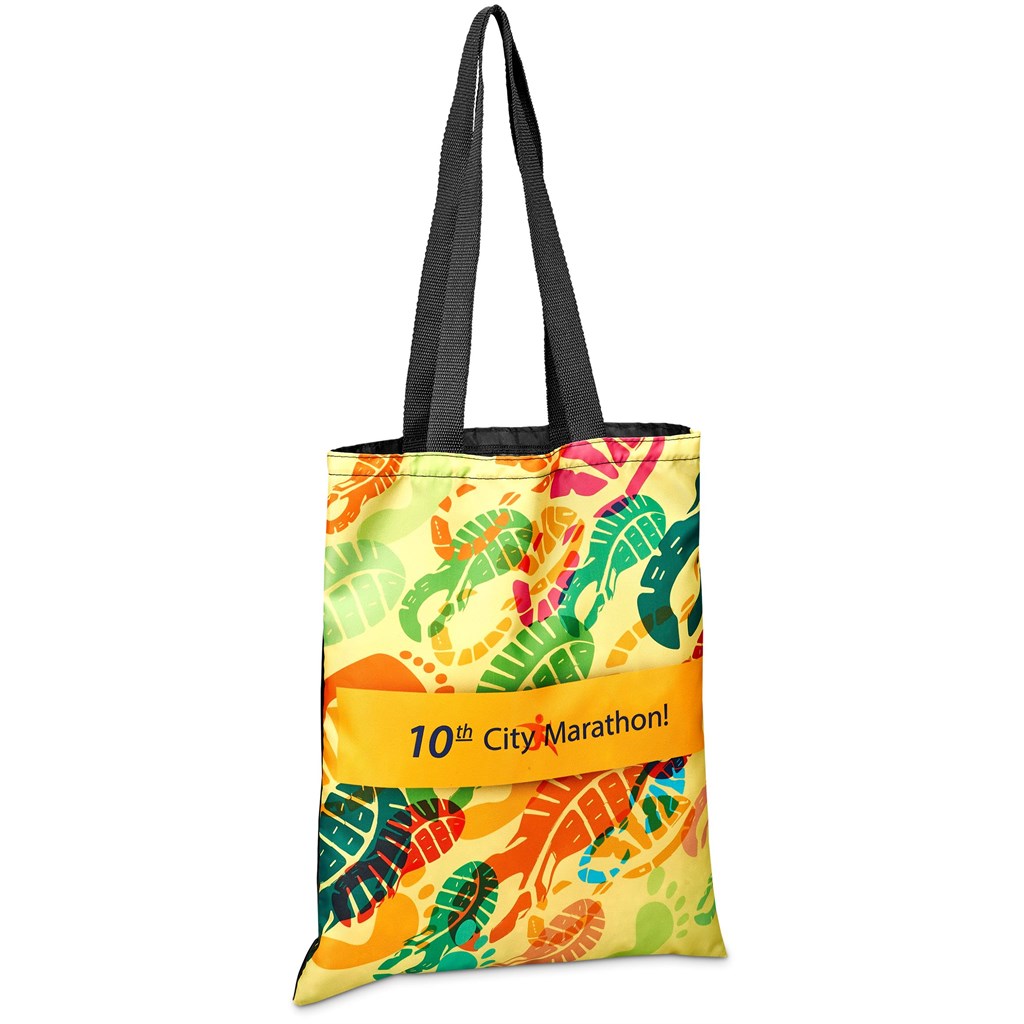 Pre-Printed Sample Hoppla Mall Shopper With Front Panel - Image 2