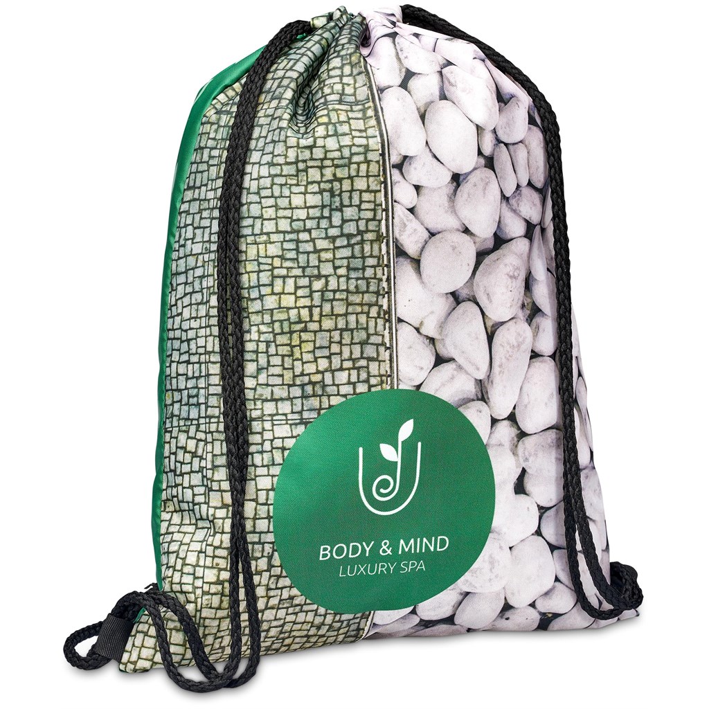 Pre-Printed Sample Hoppla Credo Drawstring Bag - Image 2