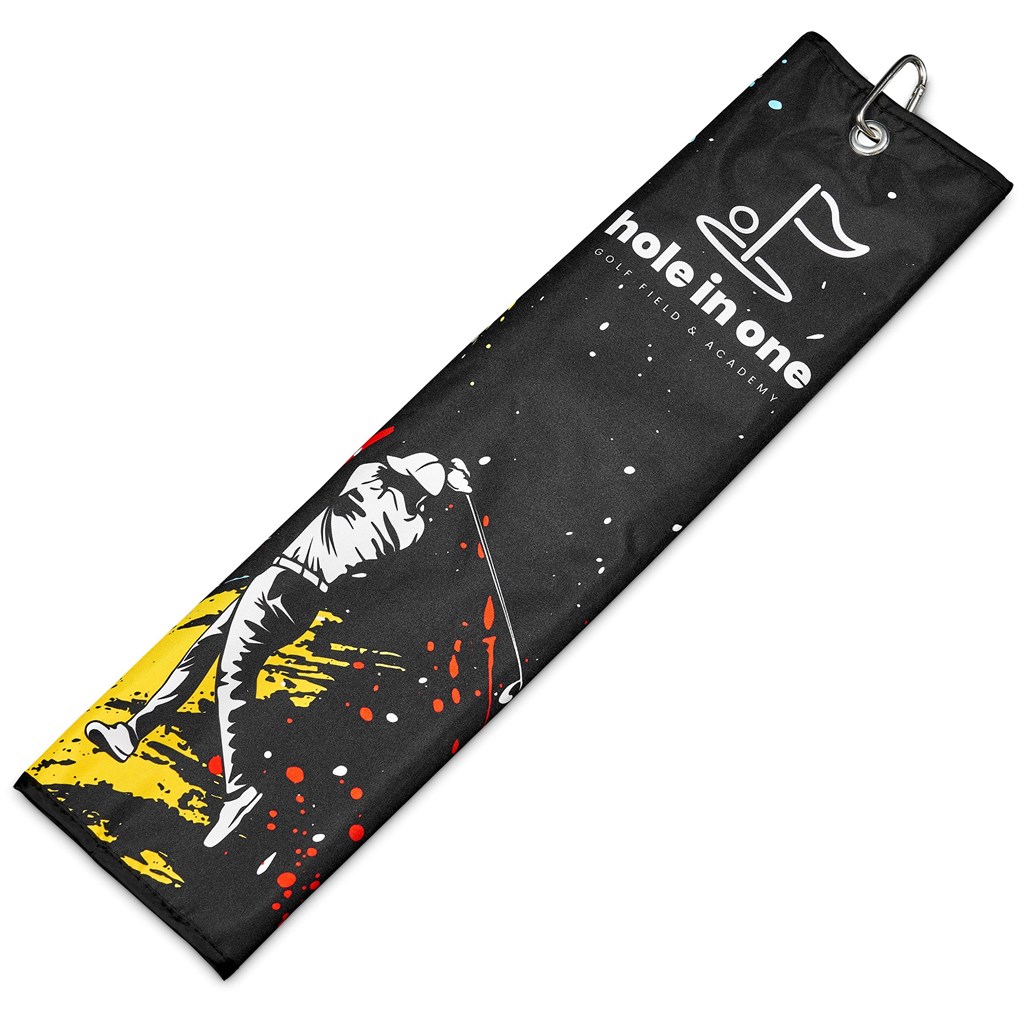 Pre-Printed Sample Hoppla Xander Golf Towel - Image 2