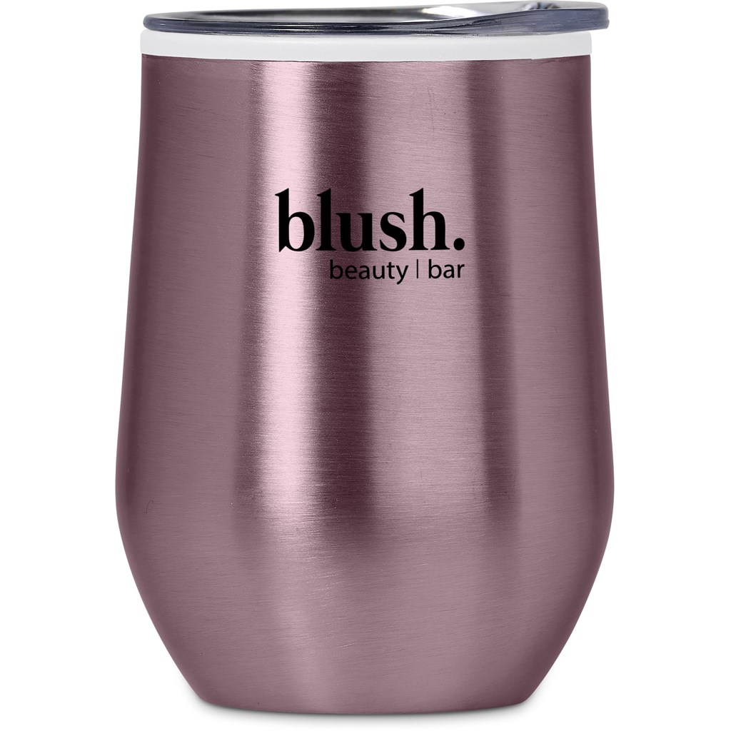 Serendipio Vogue Madison Stainless Steel & Plastic Double-Wall Tumbler - 350ml - Image 5
