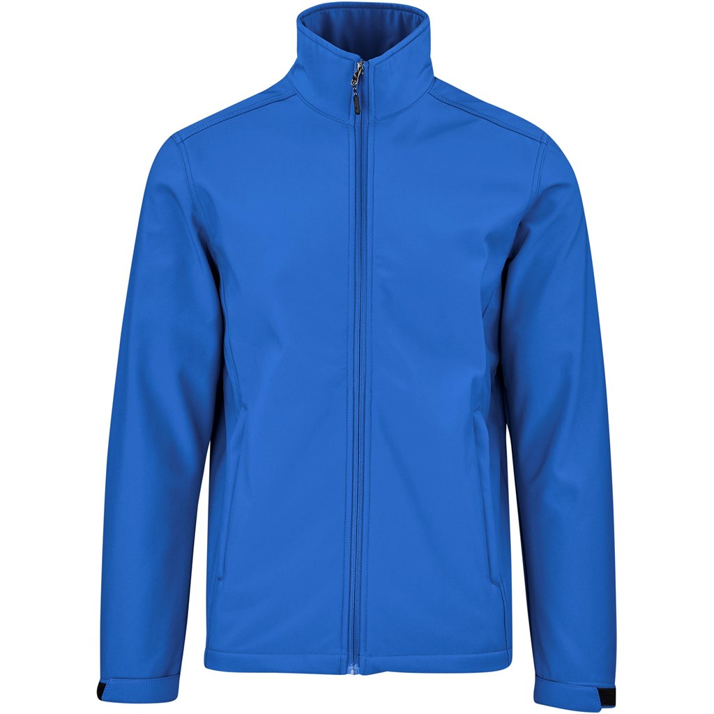 Mens Maxson Softshell Jacket - Blue - Image 2