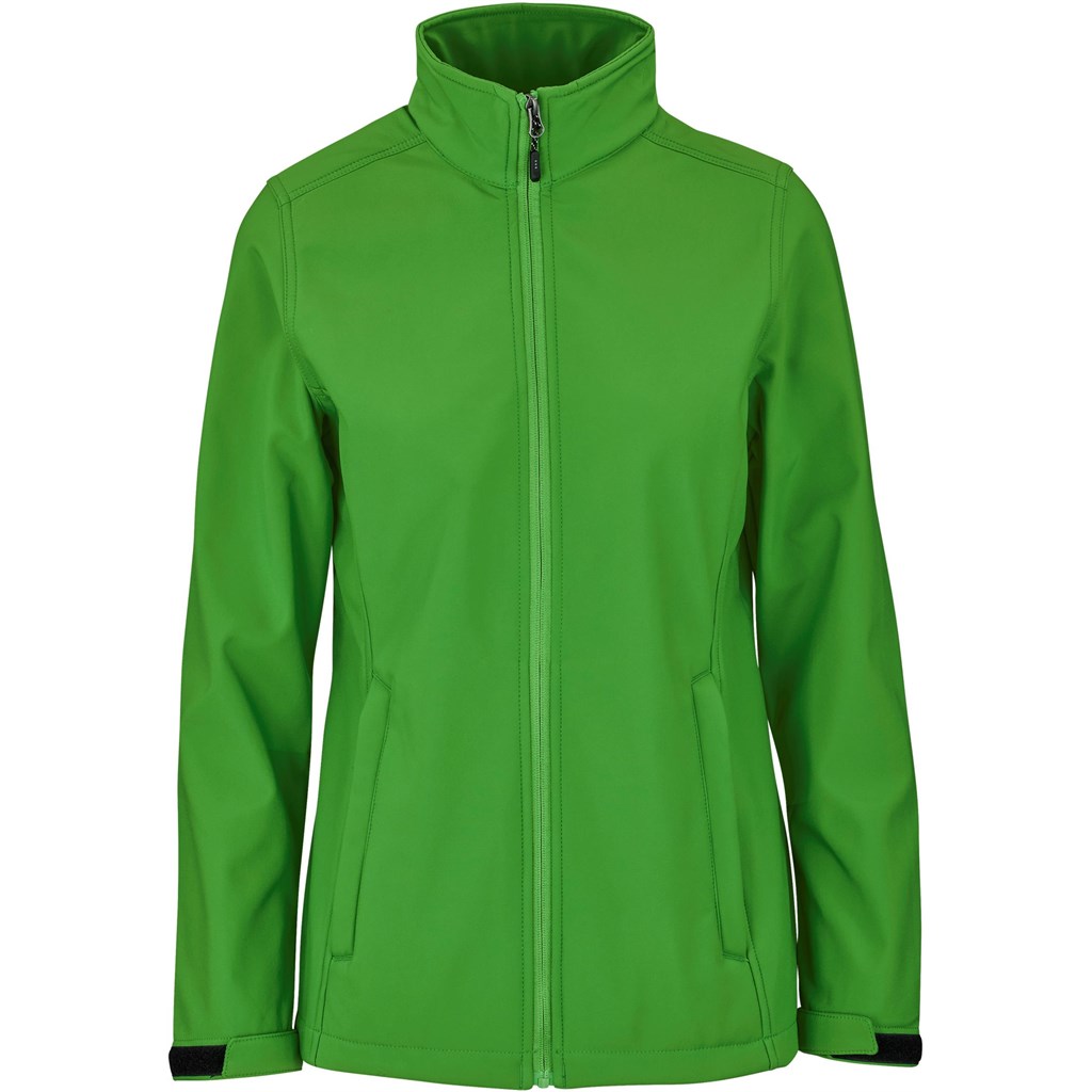 Ladies Maxson Softshell Jacket - Green - Image 2