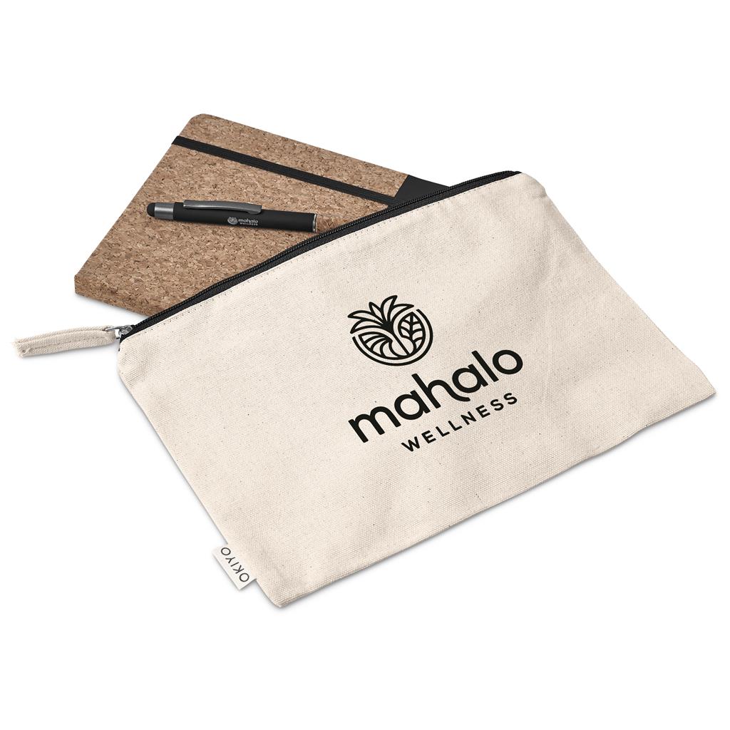 Okiyo Denki Cork Notebook & Pen Set - Image 2
