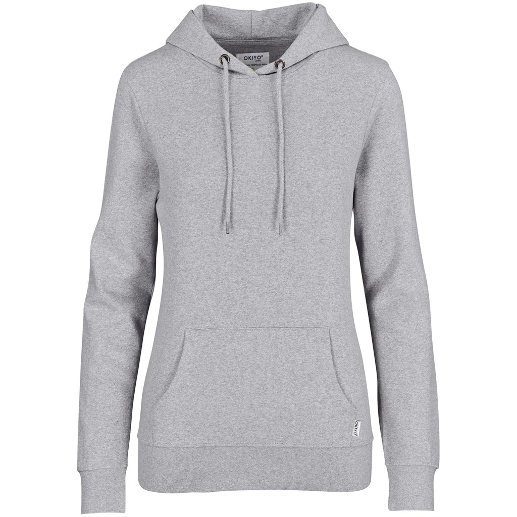 Ladies Okiyo Kaizen Recycled Hooded Sweater - Image 3