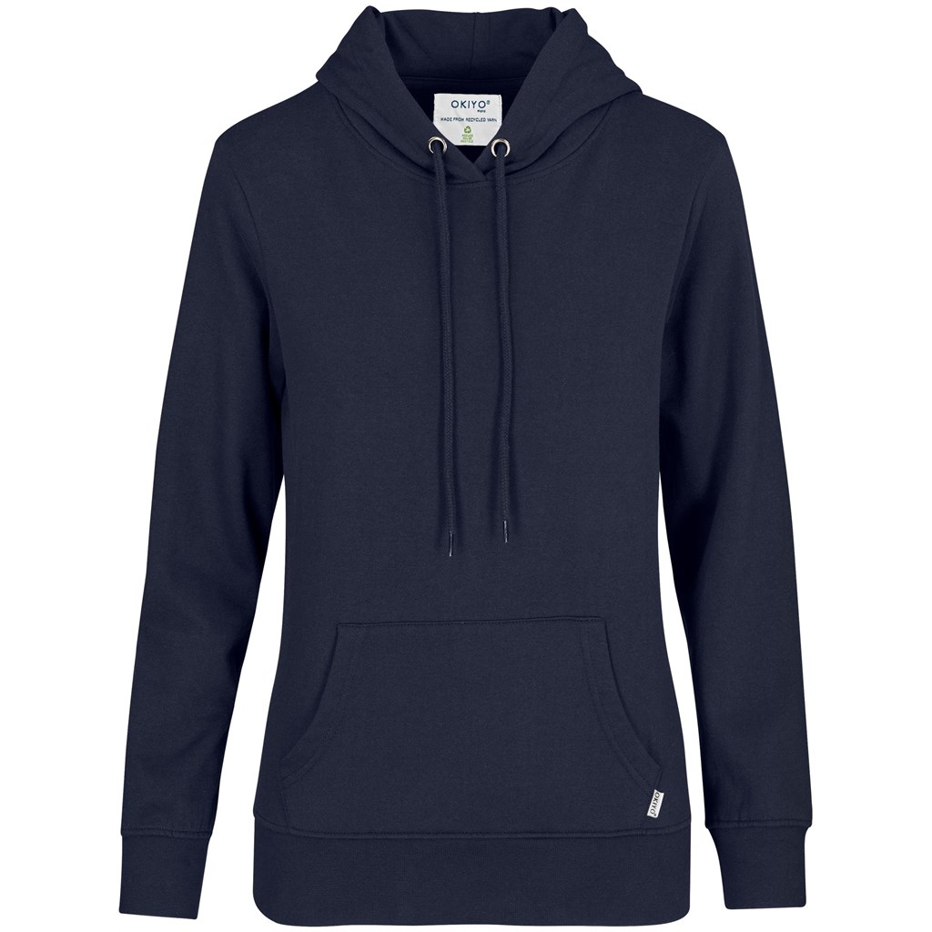 Ladies Okiyo Kaizen Recycled Hooded Sweater - Image 4